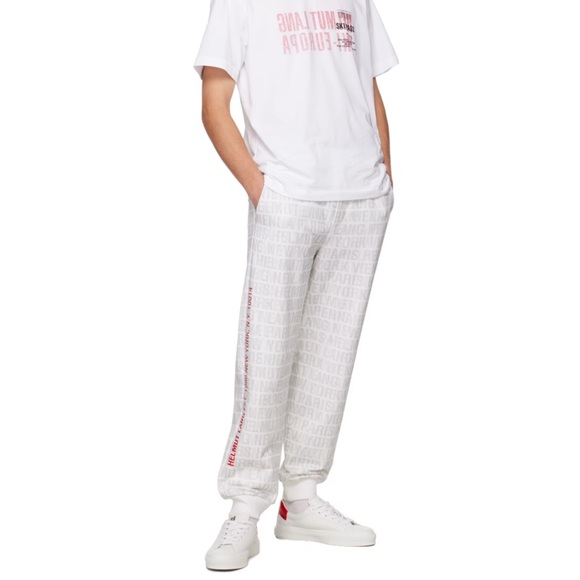 Helmut Lang White printed lounge pants - Picture 3 of 13